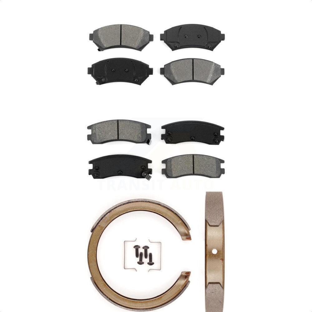 Transit Auto KSN-100600 Disc Brake Pad for 1997-2005 Buick Century, Chevrolet Venture and More - Front and Rear