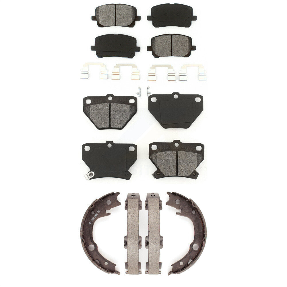 Transit Auto KSN-100601 Disc Brake Pad for 2003-2008 Pontiac Vibe, Toyota Corolla, Toyota Matrix - Front and Rear