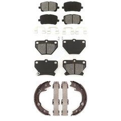 Transit Auto KSN-100601 Disc Brake Pad for 2003-2008 Pontiac Vibe, Toyota Corolla, Toyota Matrix - Front and Rear
