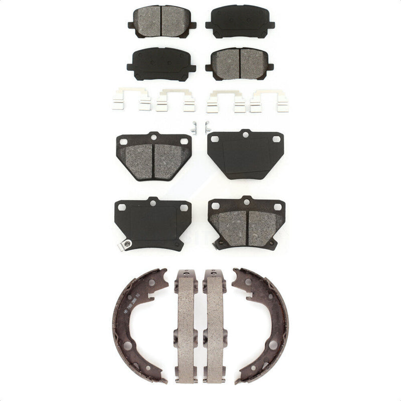 Transit Auto KSN-100601 Disc Brake Pad for 2003-2008 Pontiac Vibe, Toyota Corolla, Toyota Matrix - Front and Rear
