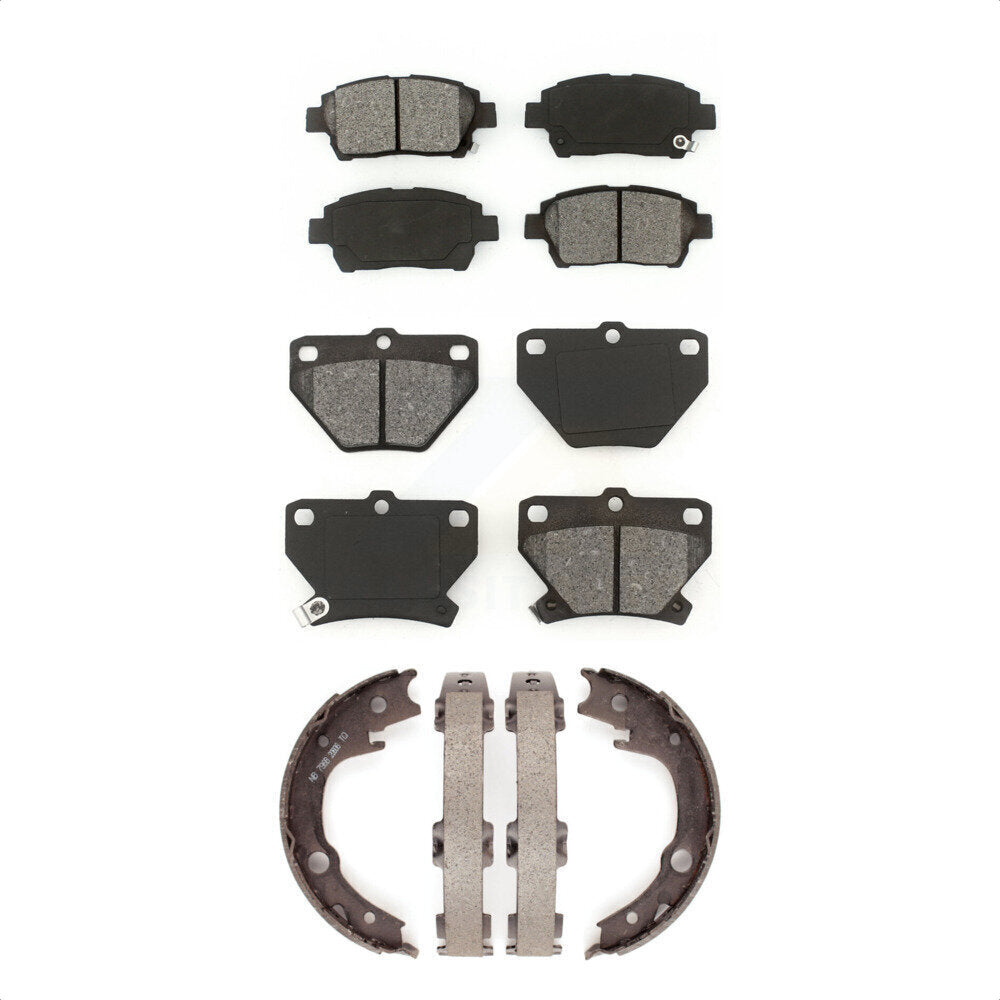 Transit Auto KSN-100604 Disc Brake Pad for 2000 Toyota Celica - Front and Rear
