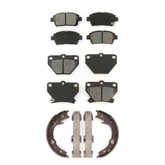 Transit Auto KSN-100604 Disc Brake Pad for 2000 Toyota Celica - Front and Rear