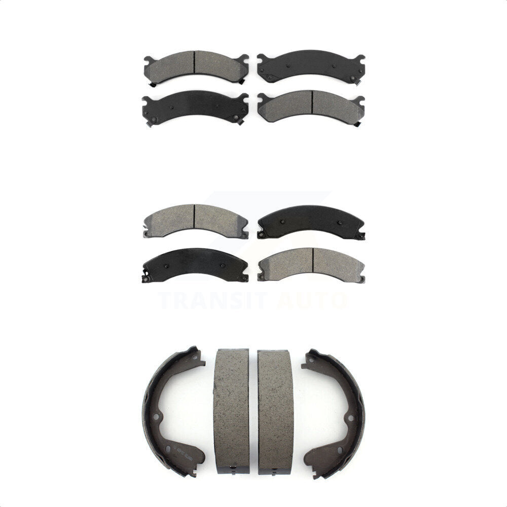 Transit Auto KSN-100605 Disc Brake Pad for 2009-2020 Chevrolet Express 4500, Chevrolet Express 3500 and More - Front and Rear
