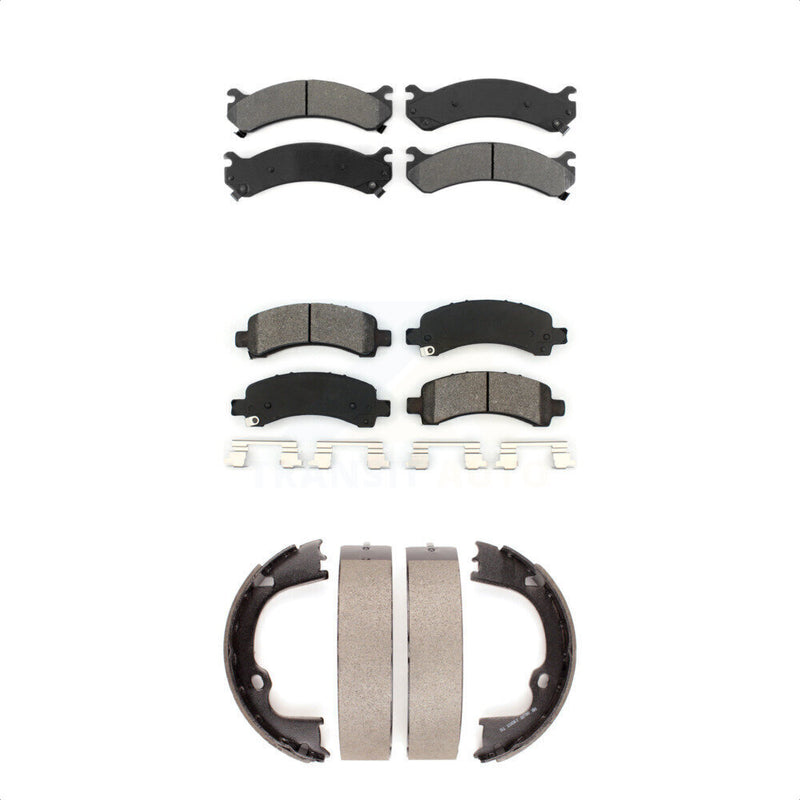 Transit Auto KSN-100606 Disc Brake Pad for 2008-2020 Chevrolet Express 2500, GMC Savana 2500 and More - Front and Rear