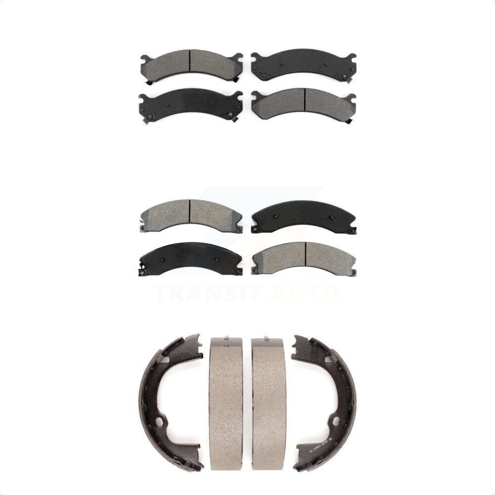 Transit Auto KSN-100608 Disc Brake Pad for 2009-2012 GMC Savana 3500 - Front and Rear