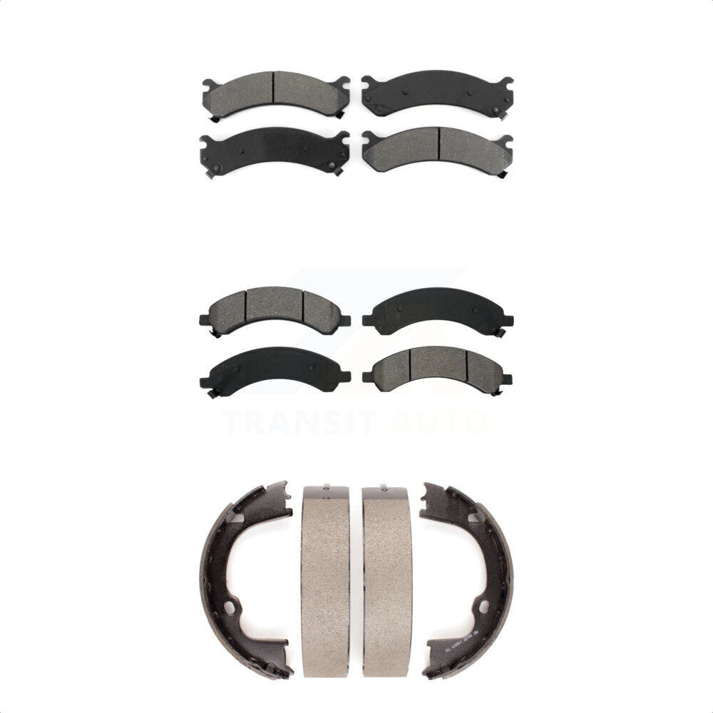 Transit Auto KSN-100610 Disc Brake Pad for 2008 GMC Savana 3500 - Front and Rear