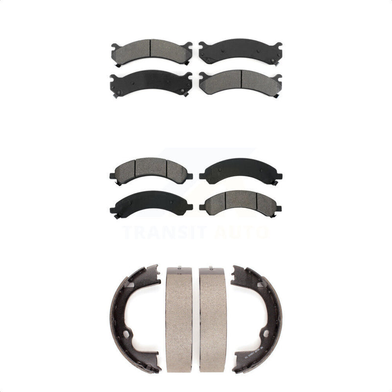 Transit Auto KSN-100610 Disc Brake Pad for 2008 GMC Savana 3500 - Front and Rear