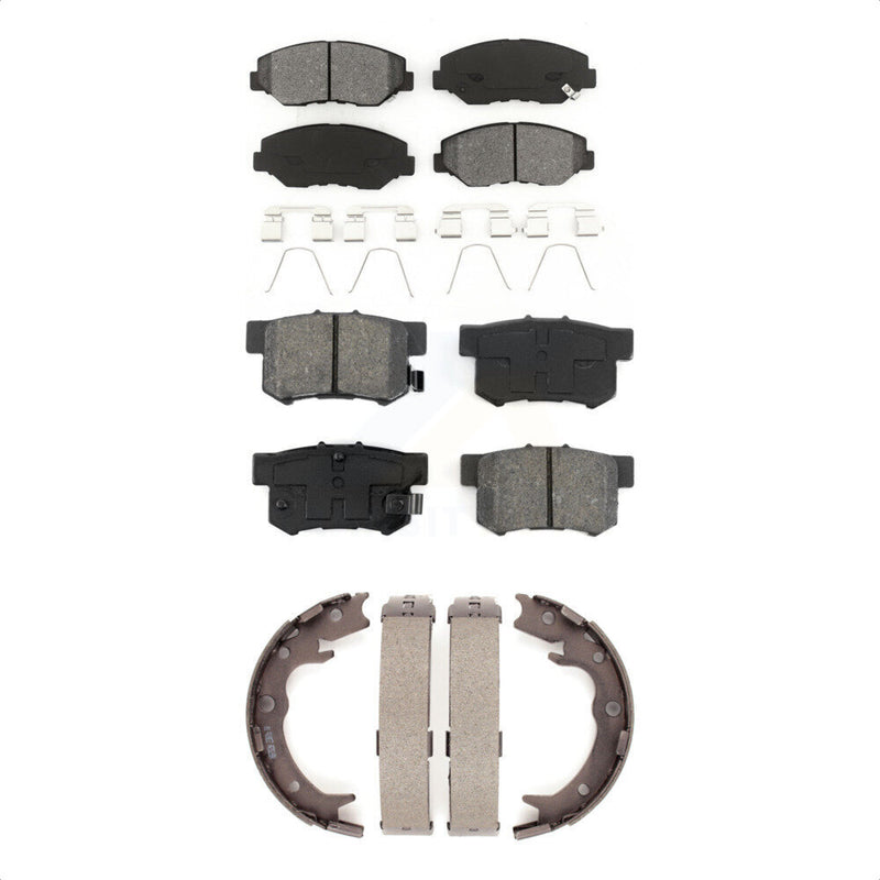 Transit Auto KSN-100612 Disc Brake Pad for 2002-2011 Honda Element, Honda CR-V - Front and Rear