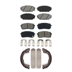 Transit Auto KSN-100615 Disc Brake Pad for 2007-2012 Hyundai Veracruz - Front and Rear