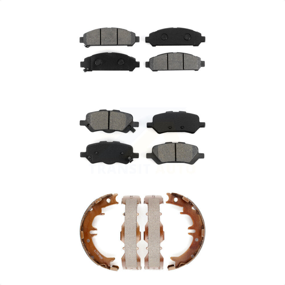 Transit Auto KSN-100617 Disc Brake Pad for 2009-2016 Toyota Venza - Front and Rear