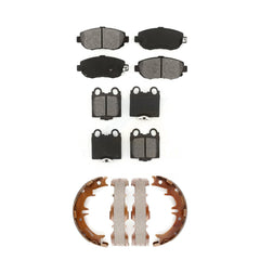Transit Auto KSN-100618 Disc Brake Pad for 1998-2010 Lexus SC430, Lexus GS430 and More - Front and Rear