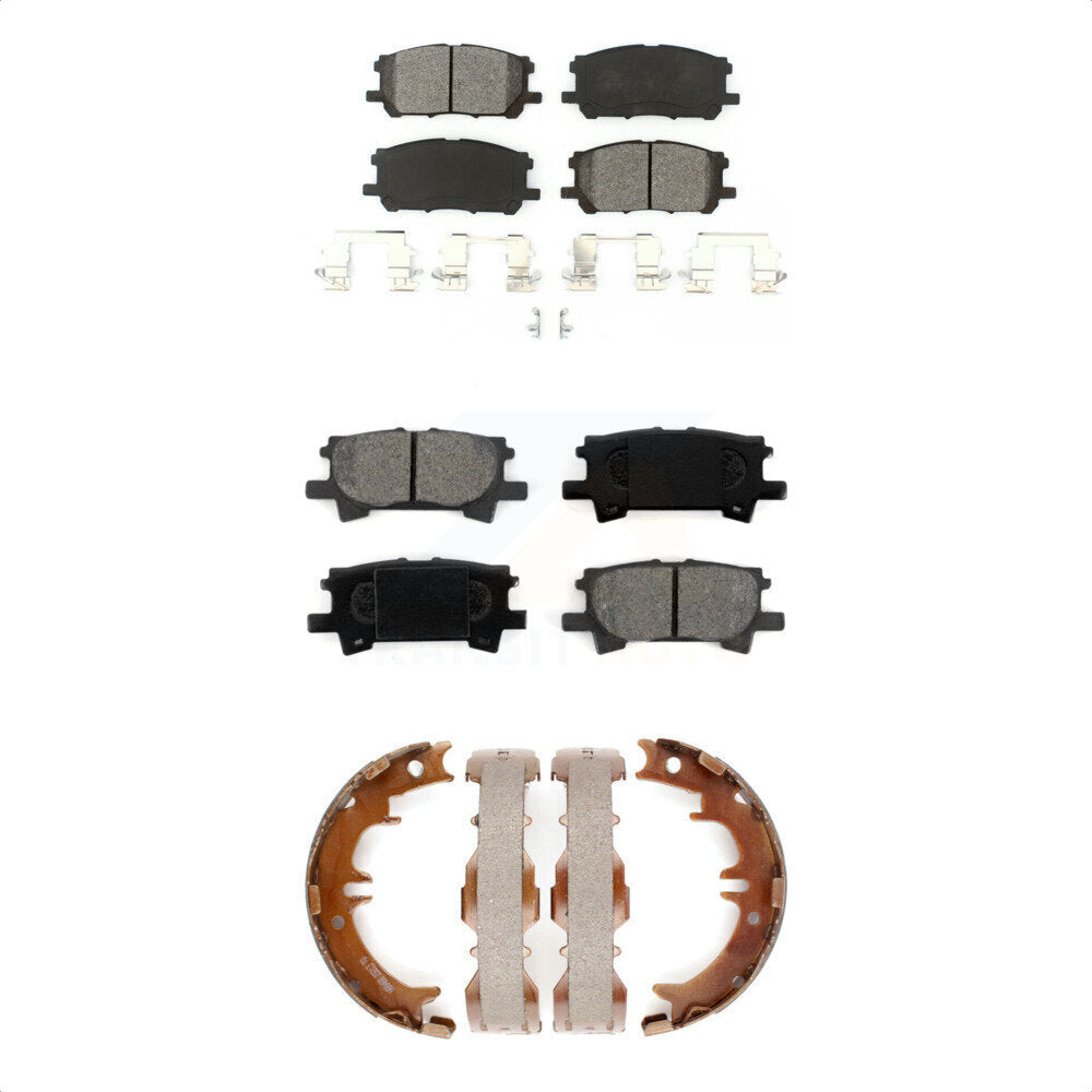 Transit Auto KSN-100619 Disc Brake Pad for 2004-2009 Lexus RX350, Lexus RX400h and More - Front and Rear