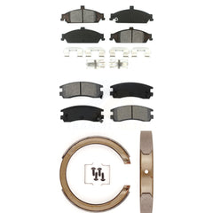 Transit Auto KSN-100625 Disc Brake Pad for 1999-2005 Oldsmobile Alero, Pontiac Grand Am - Front and Rear