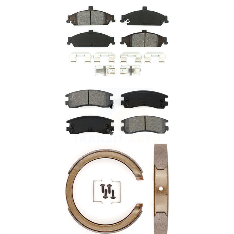 Transit Auto KSN-100625 Disc Brake Pad for 1999-2005 Oldsmobile Alero, Pontiac Grand Am - Front and Rear