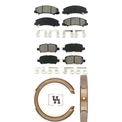 Transit Auto KSN-100628 Disc Brake Pad for 2010 Chevrolet Impala - Front and Rear