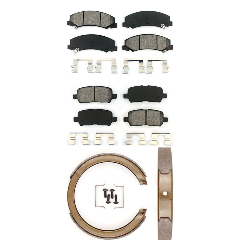 Transit Auto KSN-100628 Disc Brake Pad for 2010 Chevrolet Impala - Front and Rear