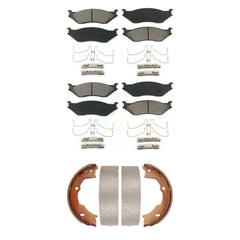 Transit Auto KSN-100629 Disc Brake Pad for 2005-2018 Ford F-59 Commercial Stripped Chassis, Ford F-450 Super Duty and More - Front and Rear