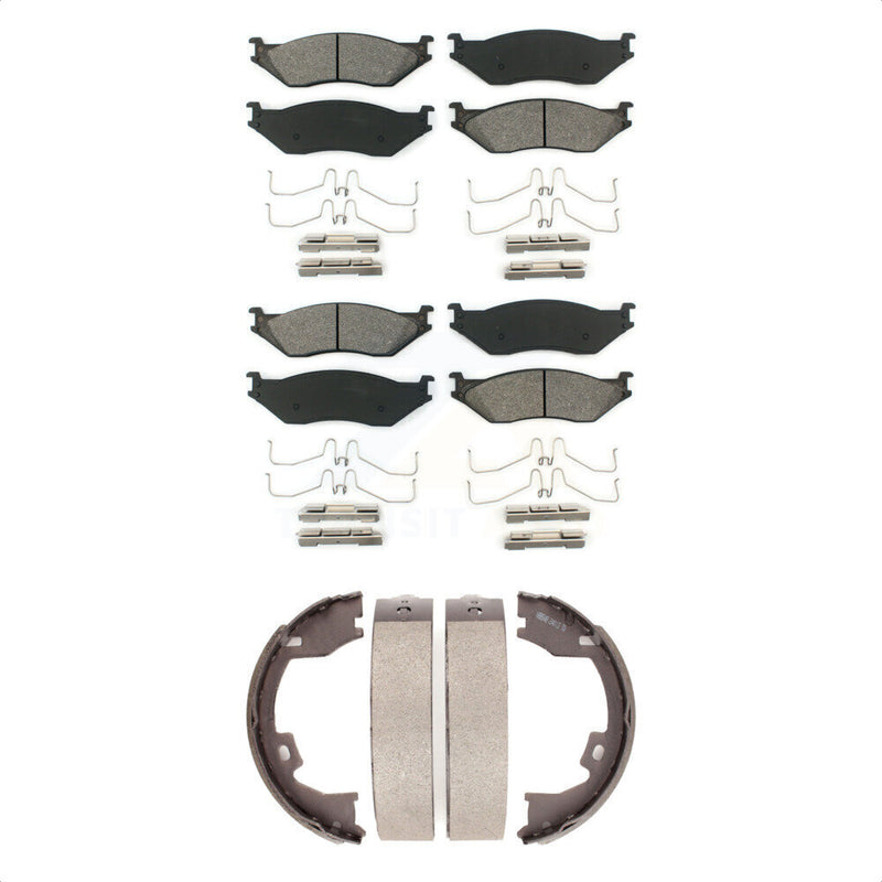 Transit Auto KSN-100631 Disc Brake Pad for 2005-2018 IC Corporation AE School Bus, IC Corporation AC Commercial Bus and More - Front and Rear