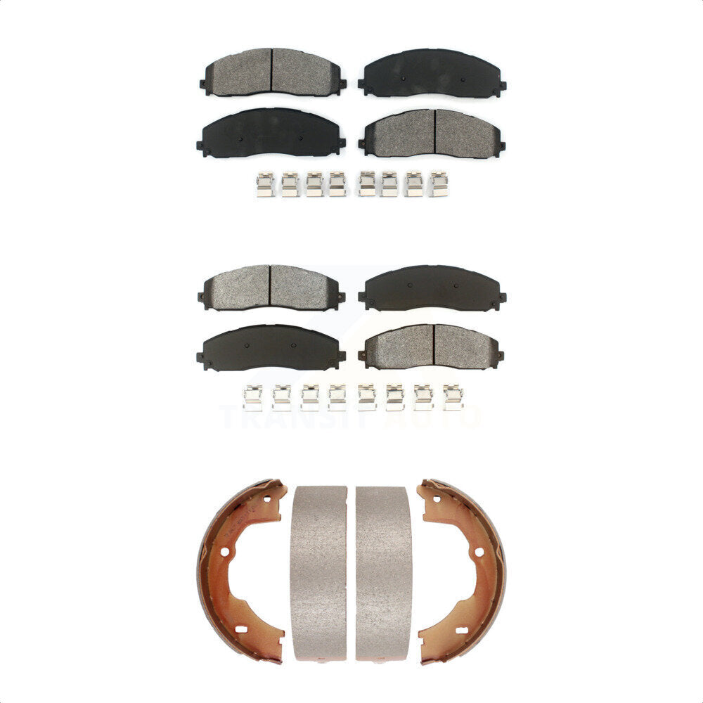 Transit Auto KSN-100633 Disc Brake Pad for 2013-2016 Ford F-450 Super Duty - Front and Rear