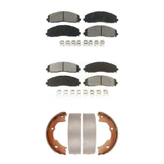 Transit Auto KSN-100633 Disc Brake Pad for 2013-2016 Ford F-450 Super Duty - Front and Rear