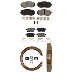 Transit Auto KSN-100636 Disc Brake Pad for 2007-2012 Ford Edge, Lincoln MKX and More - Front and Rear