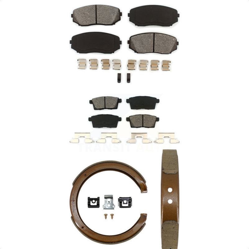 Transit Auto KSN-100636 Disc Brake Pad for 2007-2012 Ford Edge, Lincoln MKX and More - Front and Rear
