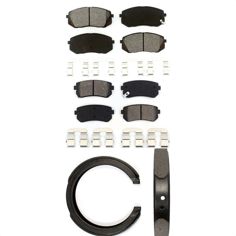 Transit Auto KSN-100639 Disc Brake Pad for 2012-2017 Hyundai Tucson, Kia Cadenza, Kia Sportage - Front and Rear