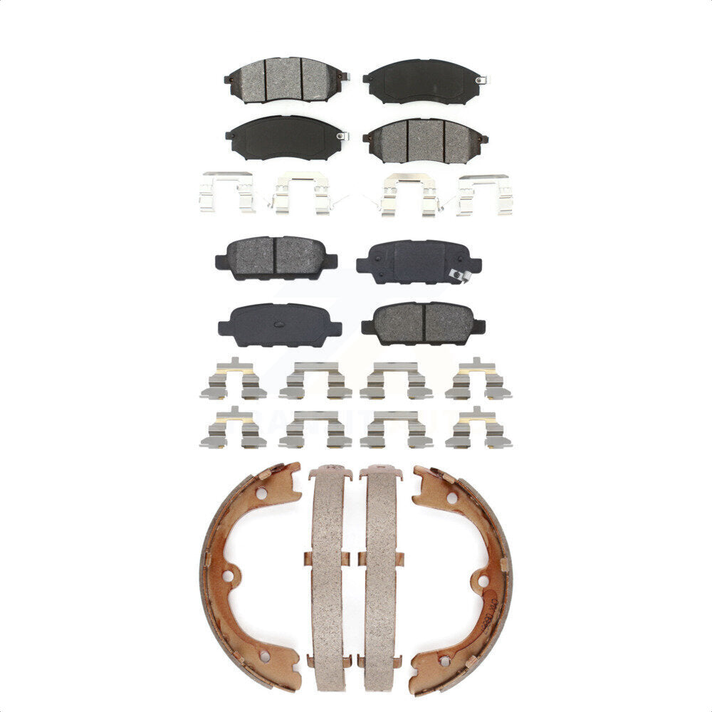 Transit Auto KSN-100640 Disc Brake Pad for 2006-2008 INFINITI FX35, INFINITI FX45 - Front and Rear