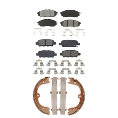 Transit Auto KSN-100640 Disc Brake Pad for 2006-2008 INFINITI FX35, INFINITI FX45 - Front and Rear