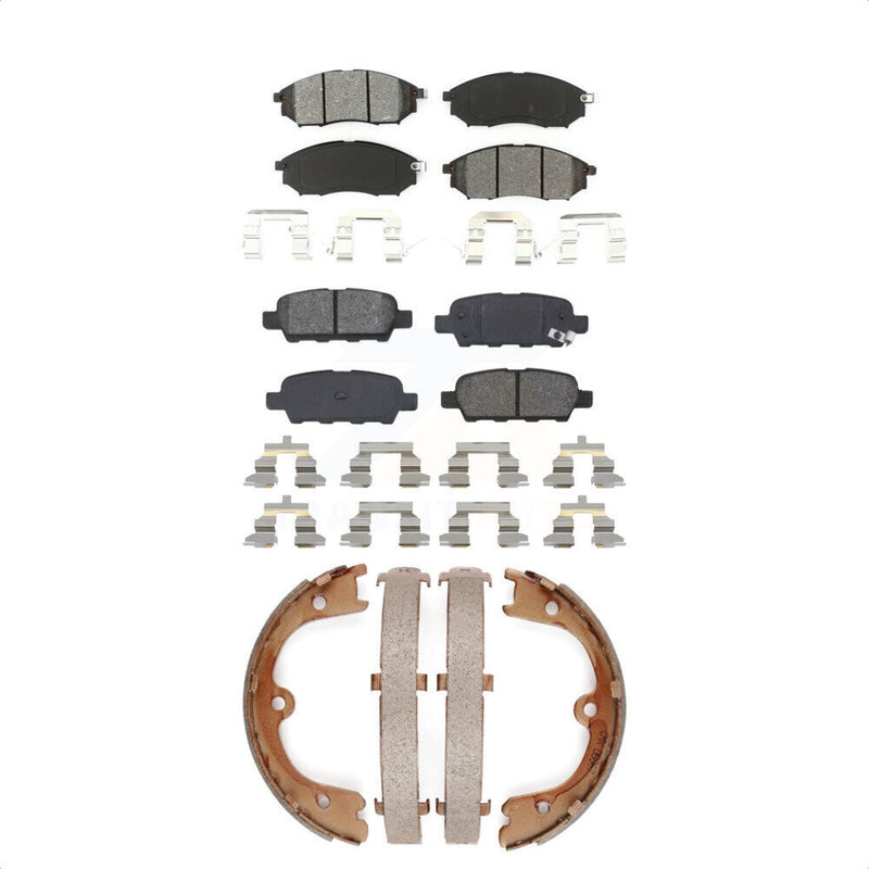 Transit Auto KSN-100640 Disc Brake Pad for 2006-2008 INFINITI FX35, INFINITI FX45 - Front and Rear