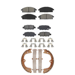 Transit Auto KSN-100641 Disc Brake Pad for 2004-2005 Nissan Quest - Front and Rear