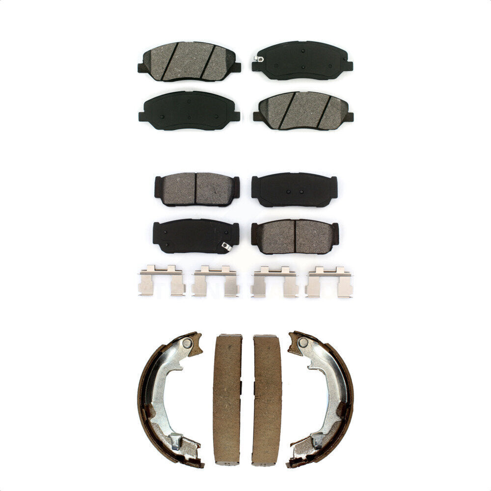 Transit Auto KSN-100644 Disc Brake Pad for 2006-2007 Hyundai Entourage, Kia Sedona - Front and Rear