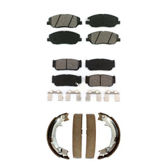 Transit Auto KSN-100644 Disc Brake Pad for 2006-2007 Hyundai Entourage, Kia Sedona - Front and Rear