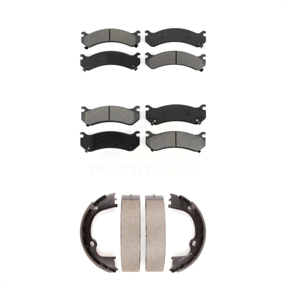 Transit Auto KSN-100645 Disc Brake Pad for 2007-2013 Chevrolet Silverado 2500 HD, Chevrolet Suburban 2500 and More - Front and Rear