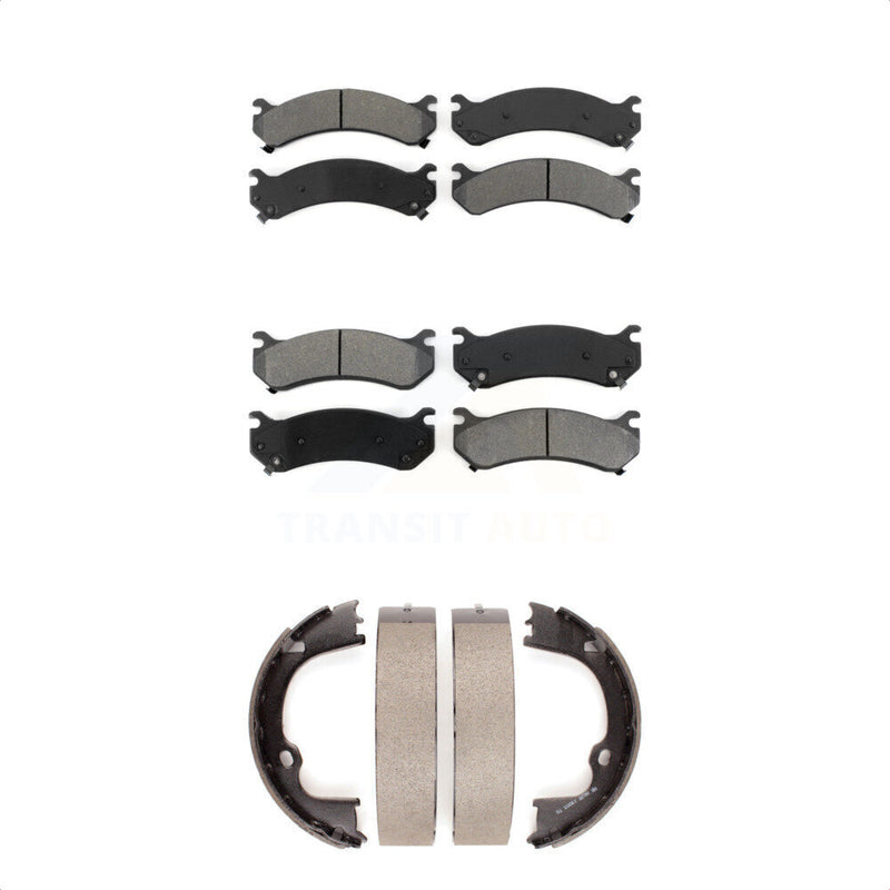Transit Auto KSN-100645 Disc Brake Pad for 2007-2013 Chevrolet Silverado 2500 HD, Chevrolet Suburban 2500 and More - Front and Rear