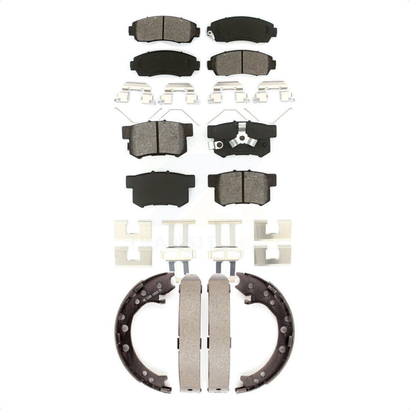 Transit Auto KSN-100648 Disc Brake Pad for 2012-2016 Honda CR-V - Front and Rear