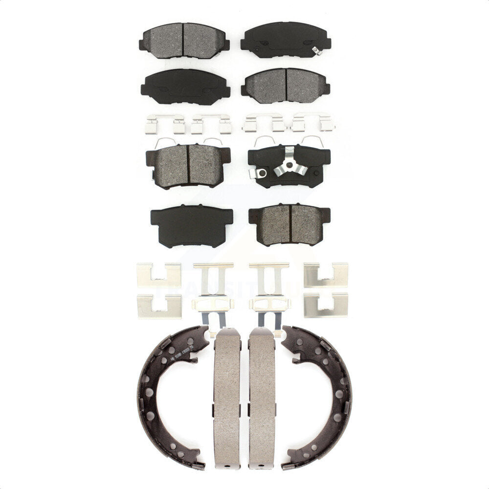 Transit Auto KSN-100649 Disc Brake Pad for 2012-2016 Honda CR-V - Front and Rear