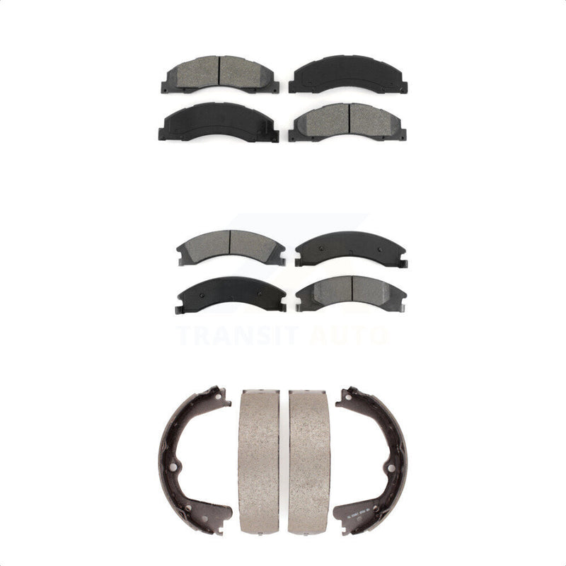 Transit Auto KSN-100652 Disc Brake Pad for 2008-2023 Ford E-350 Super Duty, Ford E-450 Super Duty and More - Front and Rear