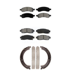 Transit Auto KSN-100654 Disc Brake Pad for 2007-2017 GMC Acadia Limited, Chevrolet Traverse and More - Front and Rear