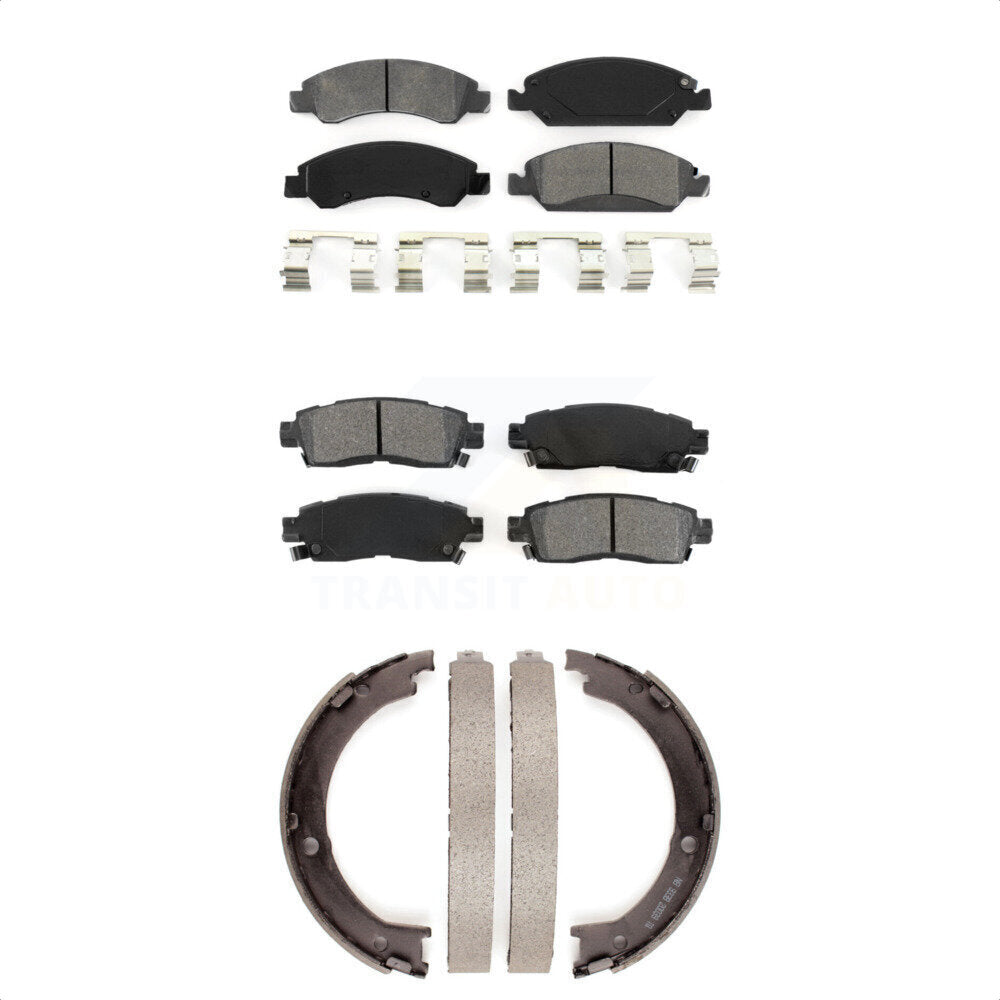 Transit Auto KSN-100656 Disc Brake Pad for 2014-2016 Cadillac XTS - Front and Rear