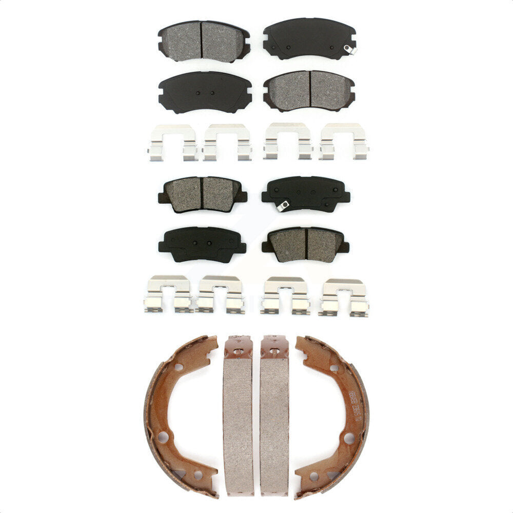 Transit Auto KSN-100658 Disc Brake Pad for 2008-2010 Hyundai Elantra, Hyundai Sonata - Front and Rear