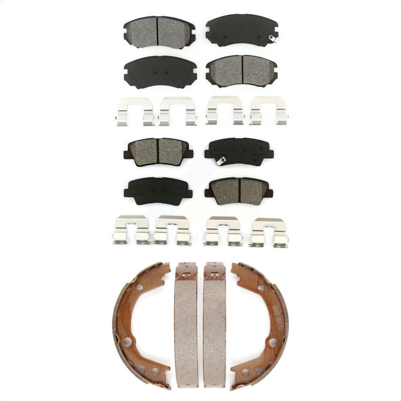 Transit Auto KSN-100658 Disc Brake Pad for 2008-2010 Hyundai Elantra, Hyundai Sonata - Front and Rear