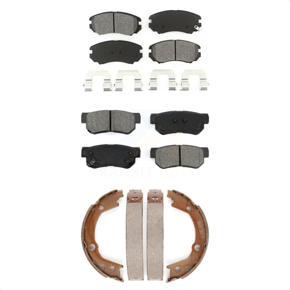 Transit Auto KSN-100659 Disc Brake Pad for 2005-2010 Hyundai Elantra, Hyundai Sonata and More - Front and Rear