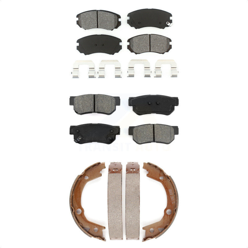 Transit Auto KSN-100659 Disc Brake Pad for 2005-2010 Hyundai Elantra, Hyundai Sonata and More - Front and Rear