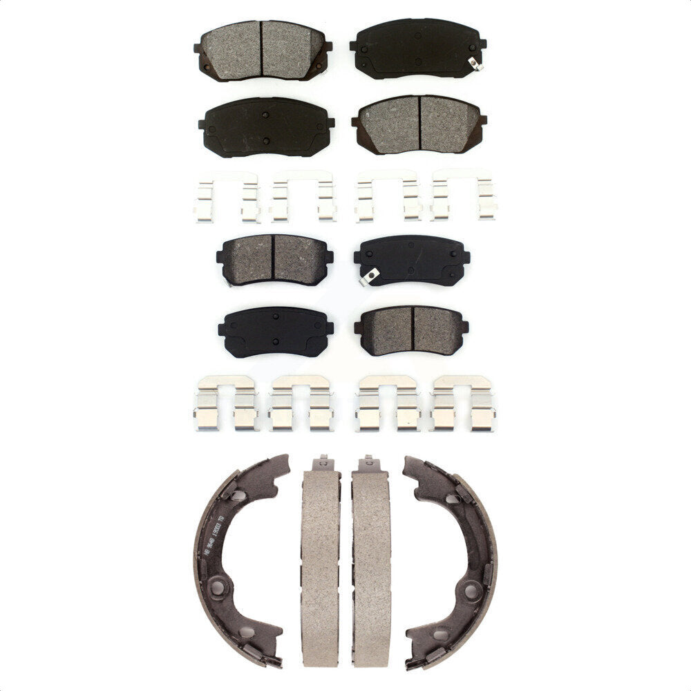 Transit Auto KSN-100660 Disc Brake Pad for 2013-2015 Hyundai Tucson - Front and Rear