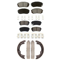 Transit Auto KSN-100660 Disc Brake Pad for 2013-2015 Hyundai Tucson - Front and Rear