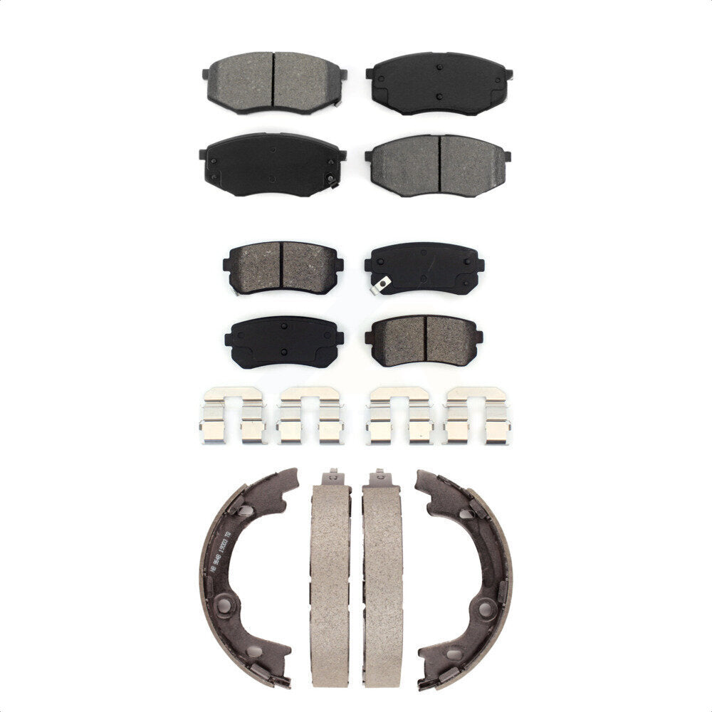 Transit Auto KSN-100661 Disc Brake Pad for 2010-2012 Hyundai Tucson - Front and Rear