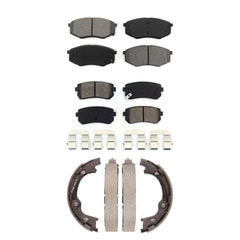 Transit Auto KSN-100661 Disc Brake Pad for 2010-2012 Hyundai Tucson - Front and Rear