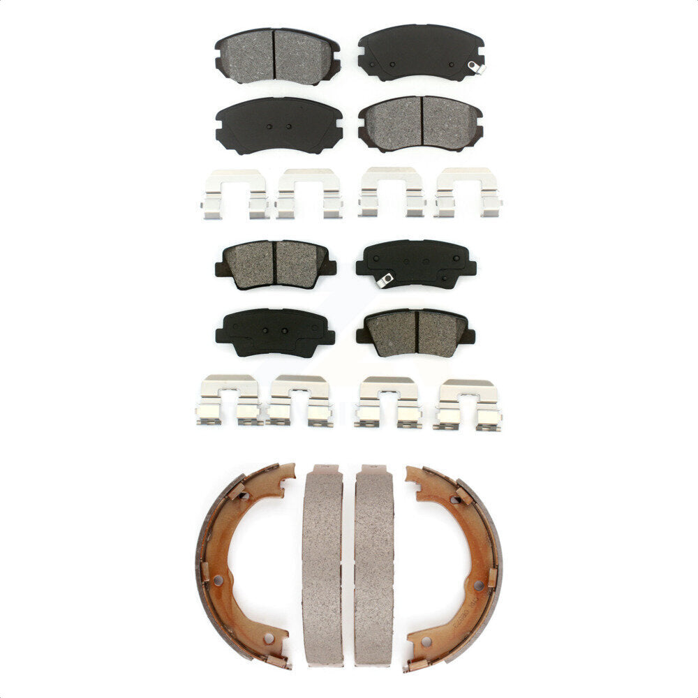 Transit Auto KSN-100664 Disc Brake Pad for 2007-2009 Hyundai Azera, Kia Amanti - Front and Rear