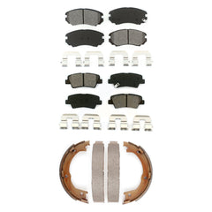 Transit Auto KSN-100664 Disc Brake Pad for 2007-2009 Hyundai Azera, Kia Amanti - Front and Rear